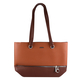 DAVID JONES Tote Bag with Shoulder Strap (Size 27x24x13Cm) - Tan & Brown
