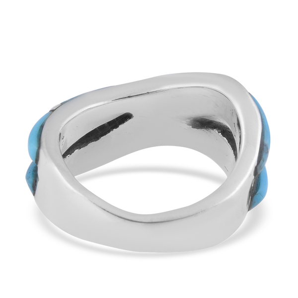 Santa Fe Collection - Turquoise Ring in Sterling Silver 1.700 Ct.