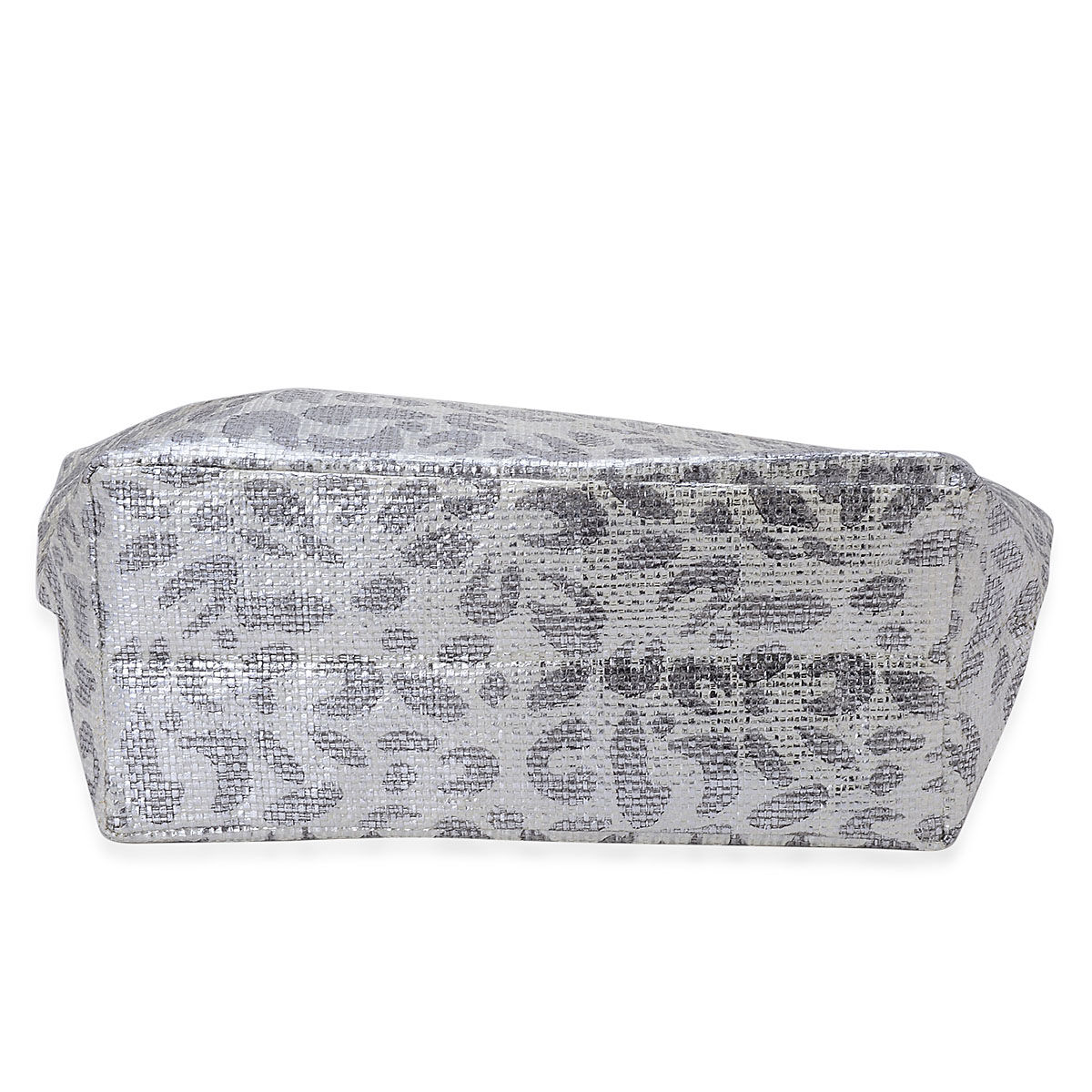Metallic Leopard Print Beach Bag (Size 50x36x17 Cm)