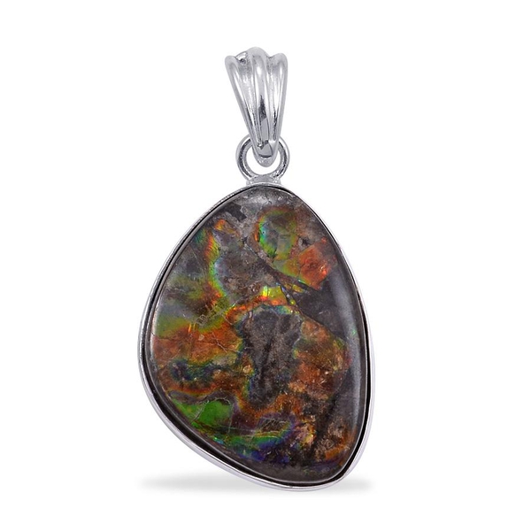 Jewels of India Ammolite Pendant in Sterling Silver 17.200 Ct.