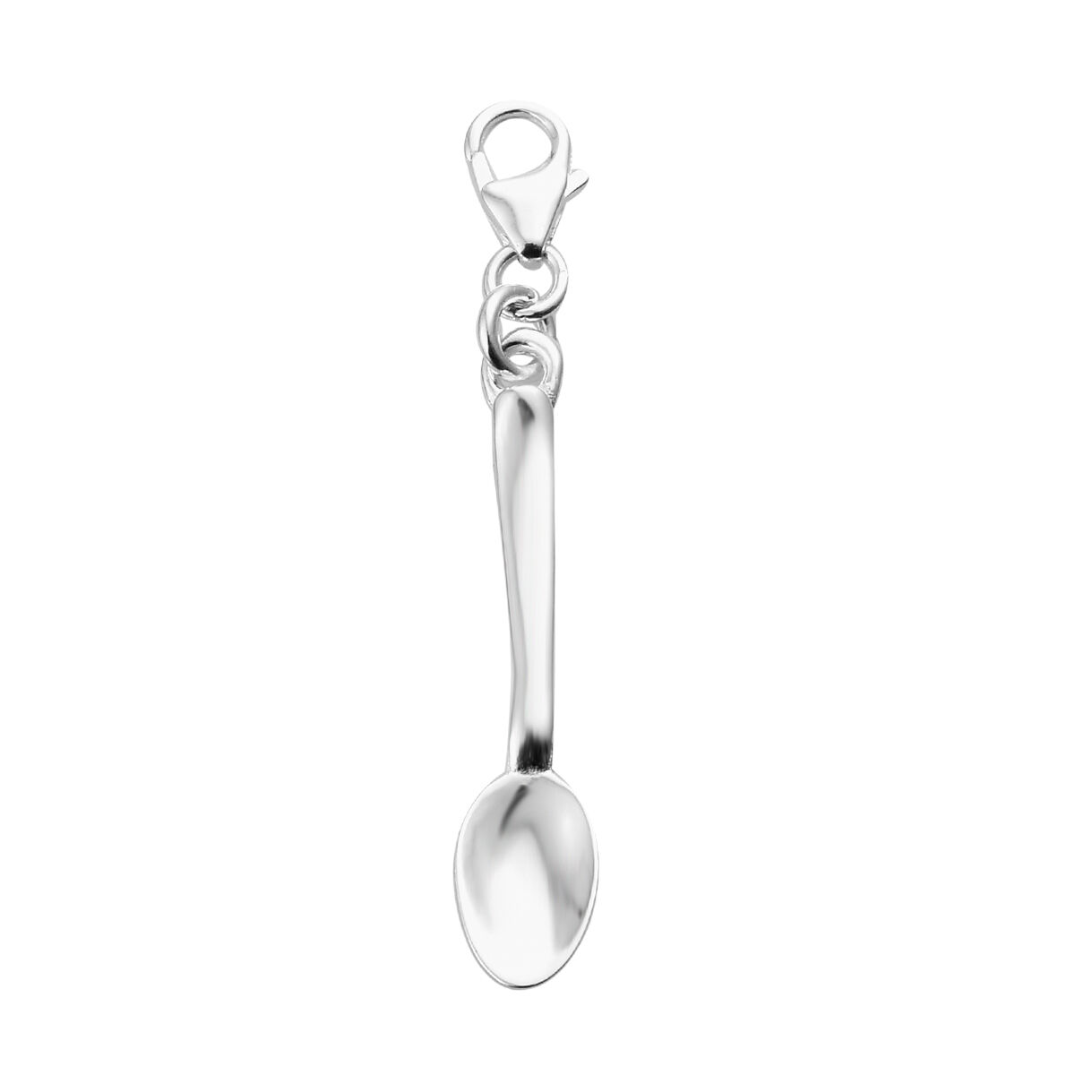 Hanging Spoon Charm in Sterling Silver 