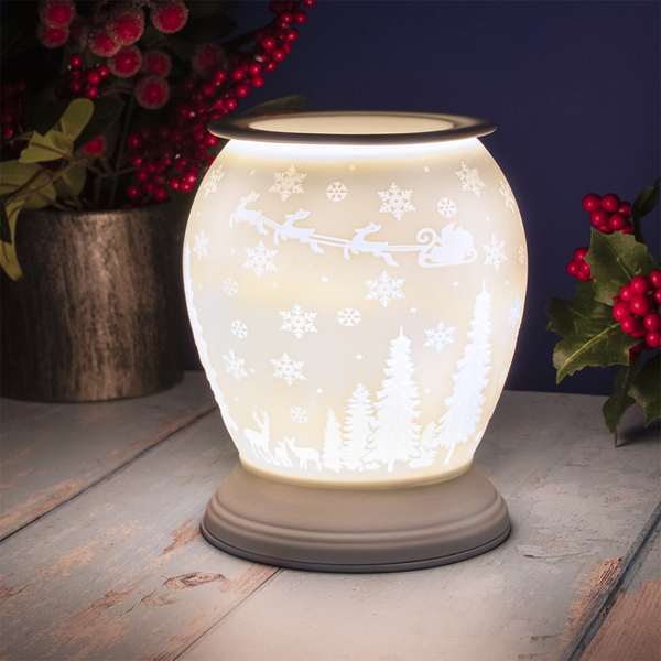 Lesser & Pavey Christmas Santa Electric Aroma Lamp (Size 16x13 Cm)