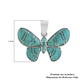 Santa Fe Collection - Turquoise Butterfly Pendant in Sterling Silver