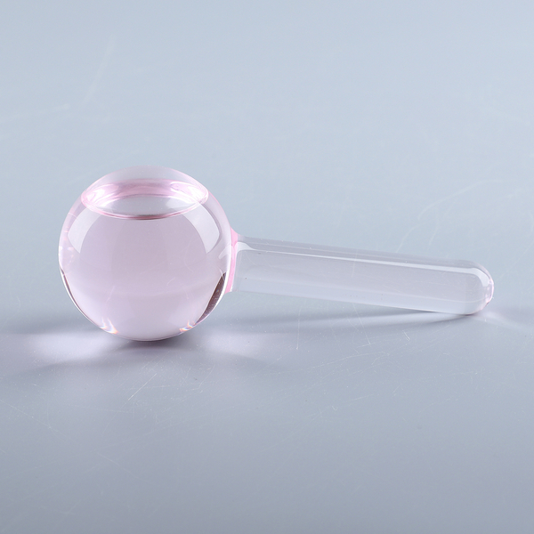 Set of 2 - Facial Massage Ice Globes (Size:13x3Cm) - Light Pink