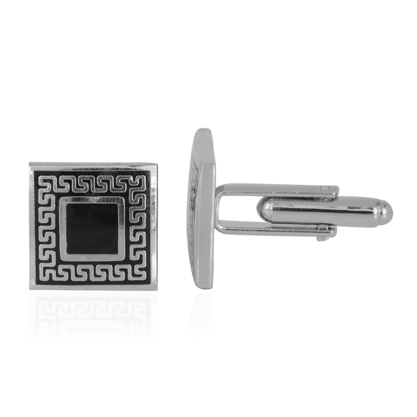 (Option 1) Close Out Deal Cufflinks in Silver Bond