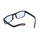 Foldable Blue Light Blocking Glasses with Testing Kit (+1.50 Focus) (Size:14x14x3Cm) - Black