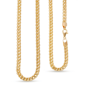One Time Close Out- Italian Made- 9K Yellow Gold Franco Necklace (Size - 20), Gold Wt. 20.50 Gms