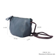 100% Genuine Leather Crossbody Bag with Shoulder Strap (Size 20x11x5Cm) - Green