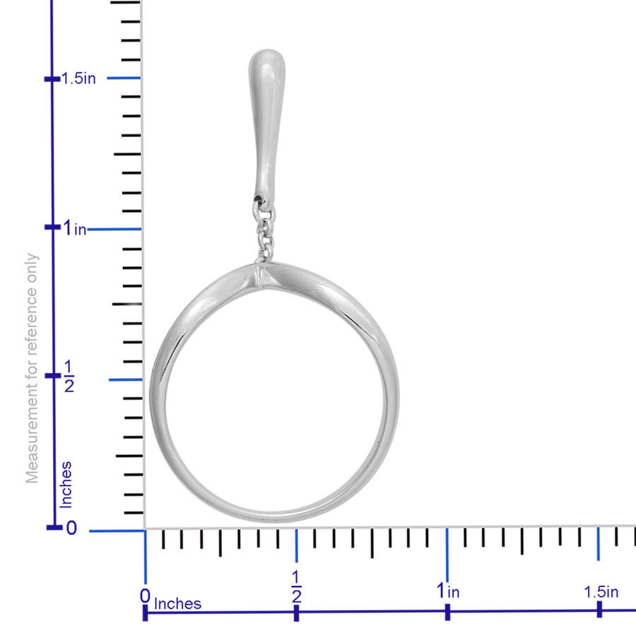 LucyQ Single Drip Ring in Rhodium Plated Sterling Silver