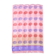 LA MAREY 100% Mulberry Silk Pink and Lavender Stripe Print Scarf (165x50cm)