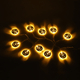 Angel Motif Acrylic Circle Garland LED Lights (Size- 135x130 Cm)