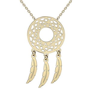 9K Yellow Gold  Necklace,  Gold Wt. 1.5 Gms