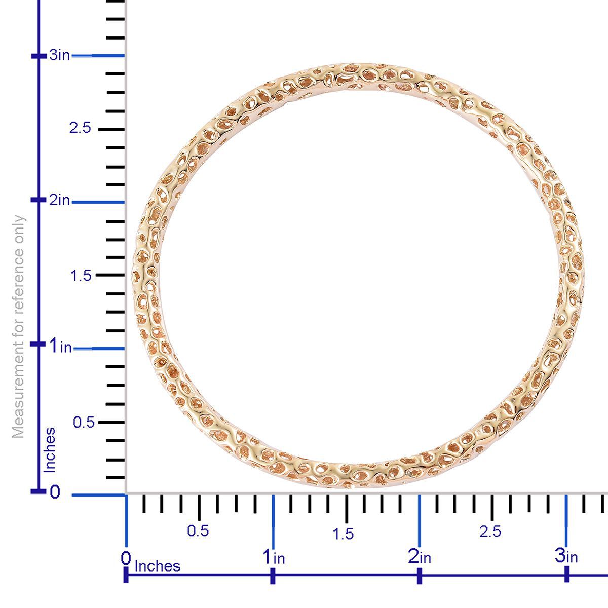 RACHEL GALLEY 9K Y Gold Allegro Bangle (Size 8.5), Gold wt 22.66 Gms.