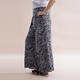 JOVIE Miss Collection 100%Viscose Zebra Pattern Trousers (Size M/L, 8-16) - Grey & Black