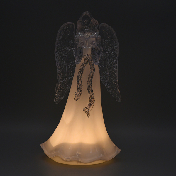 Decorative Extra Large Angel with Warm Light (3xAA Battery Not Included)