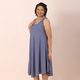 Jovie Solid Colour Viscose Sleeveless Dress in Grey (Size up to 20)