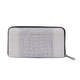 Exotic Crocodile Skin Wallet with Zipper Closure (19x10x2Cm) - White