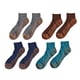 Set of 4 - Copper Infused Socks - Teal, Dark Grey, Brown & Blue