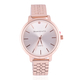DIAMOND & CO. Natural Pink Diamond Studded Ladies Watch with Rose Gold Colour Chain Strap