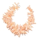 AAAA Peach Keshi Pearl Necklace (Size 18) in Sterling Silver 852.000 Ct.