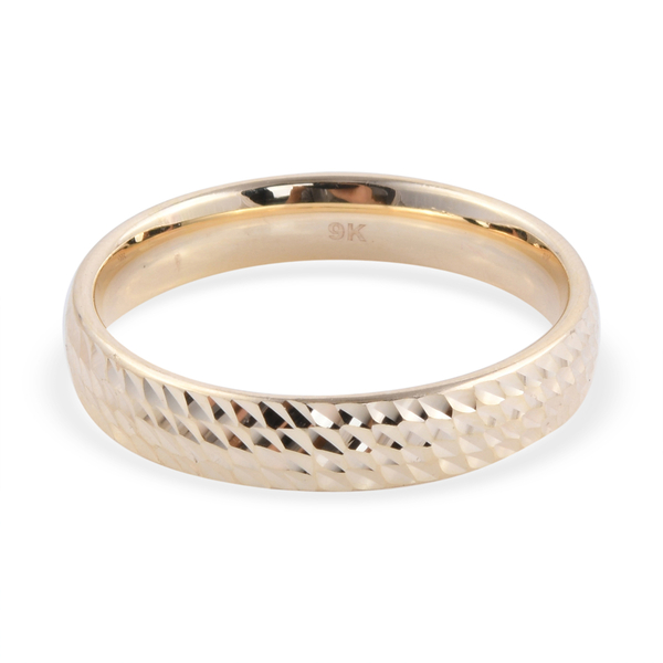 One Time Close Out Deal - 9K Yellow Gold Band Ring