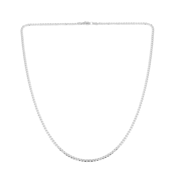 Close Out Deal Sterling Silver Curb Chain (Size 22), Silver wt 5.90 Gms.