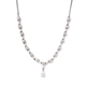 Lustro Stella - Platinum Overlay Sterling Silver Necklace (Size 18) Made with Finest CZ 14.30 Ct, Si