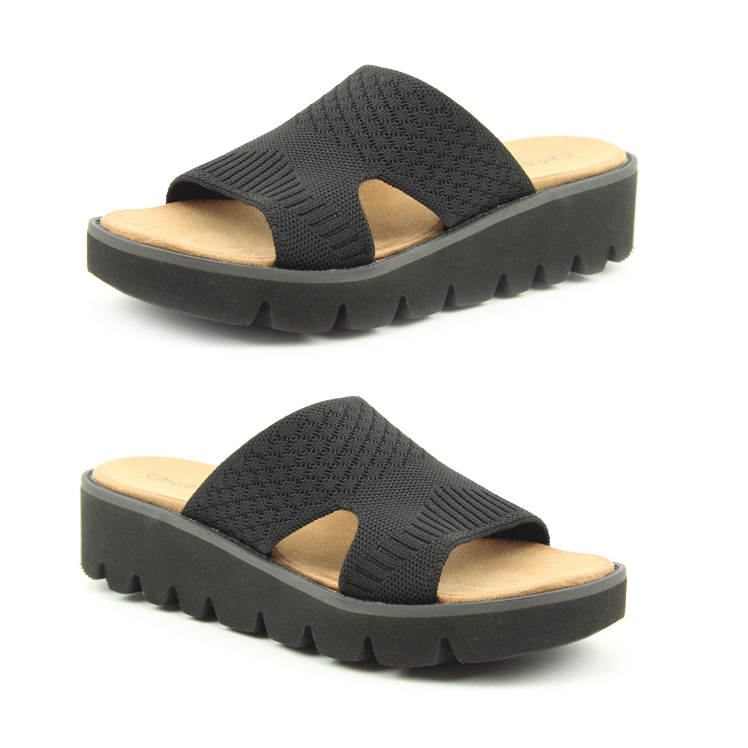 Heavenly Feet Orchid Mule - Black