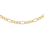 Hatton Garden Close Out- 9K Yellow Gold Figaro Necklace (Size - 22), Gold Wt. 3.70 Gms