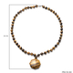 Yellow Tiger Eye Beads Necklace (Size - 20) in Platinum Overlay Sterling Silver