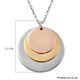 Pendant With Chain (Size 20) Yellow Gold,Rose Gold And Platinum Tone in Stainless Steel