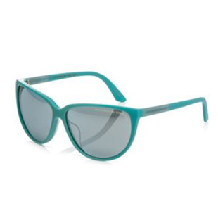 Porsche Design Ladies Green/Blue Sunglasses
