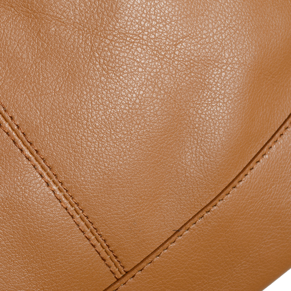 Pottery  Genuine Leather Tan Colour Shoulder Bag