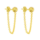 9K Yellow Gold  Earring,  Gold Wt. 1.2 Gms