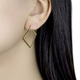 9K Yellow Gold  Earring,  Gold Wt. 1.7 Gms