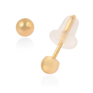 NY Close Out Deal- 10K Yellow Gold Ball Stud Earrings