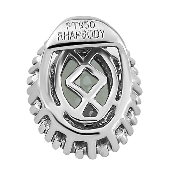 RHAPSODY 950 Platinum AAAA  Alexandrite and Diamond(VS/E-F) Pendant 1.00 Ct.