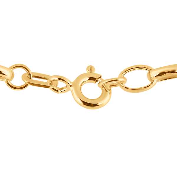 Hatton Garden Close Out Deal- 9K Yellow Gold Belcher Necklace (Size - 18), Gold Wt 3.60 Gms