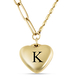 Necklace (Size - 17 With 2.5 Extender) With Charm in Yellow Gold Tone