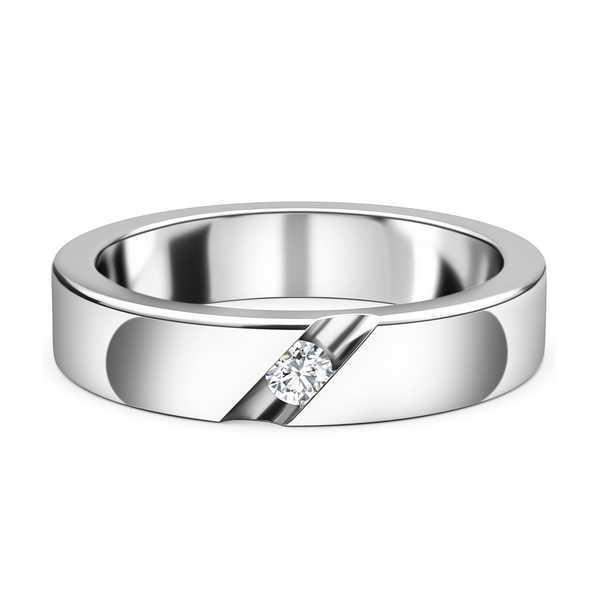 RHAPSODY Diamond Band Ring in 950 Platinum 6.71 Grams IGI Certified VS EF