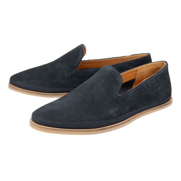 FRANK WRIGHT Tarn Suede Loafer (Size 7) - Navy