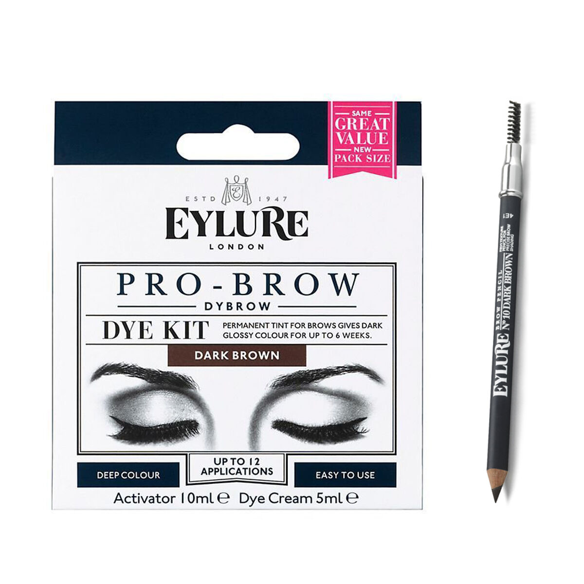 Original Additions- Eylure Pro-Brow Dybrow Dark Brown and Brow Pencil Dark Brown