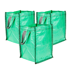 Gardening Direct Pack of 3 x 45L Garden Waste Bags with Handle