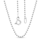 Sterling Silver Ball Bead Chain (Size 30) With Spring Ring Clasp, Silver wt 5.30 Gms