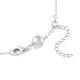 Rhodium Overlay Sterling Silver Magnetic Lock (Size 8 mm) with Lobster Clasp (Size 11 mm)