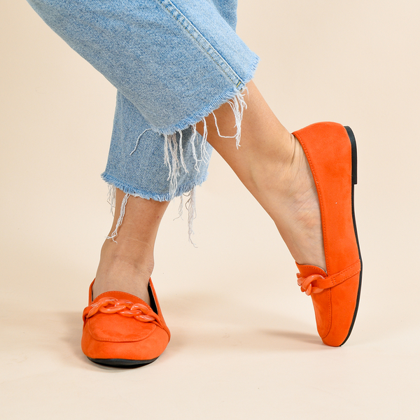 LA MAREY Loafer Shoes (Size 3) - Orange