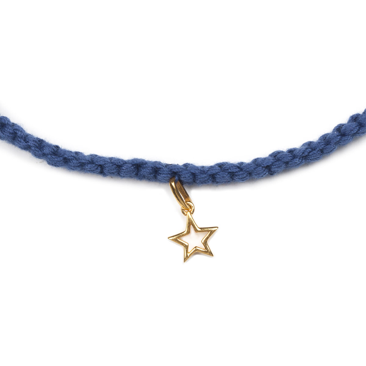 Shooting Star Skinny Woven Gold Plated Friendship Bracelet