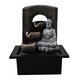 Lesser & Pavey Decorative Accents Buddha Water Fountain with LED Lighting in Bottom Layer (Size 20x1
