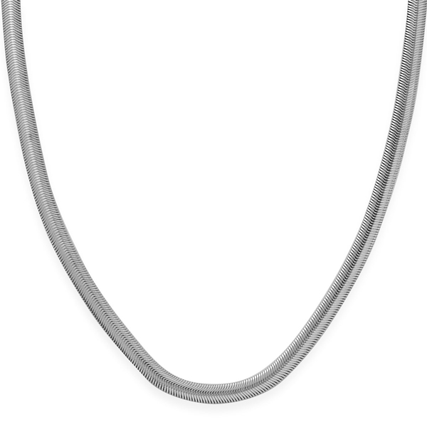 Close Out Deal Herringbone Necklace (Size 20) in Stainless Steel