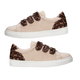 Manchester Closeout Deal Leopard Strap Canvas Trainer (Size 4) - Pink